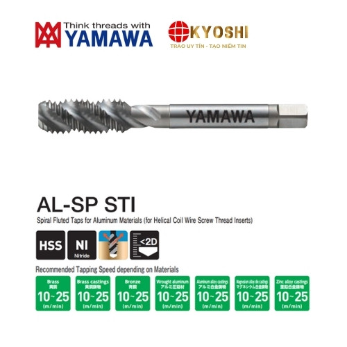 Mũi Taro Ren Cấy Xoắn AL-SP STI