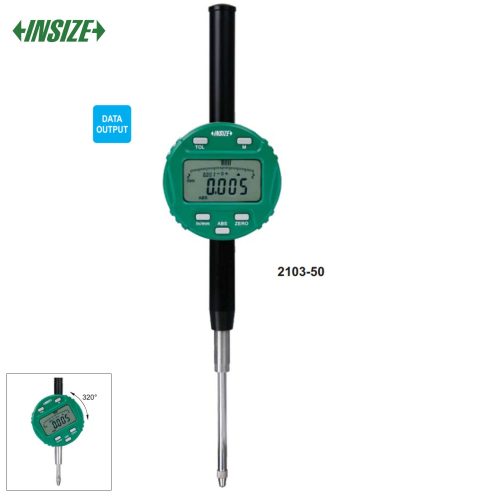 Đồng hồ so điện tử Insize  0~50.8mm 0.001mm 0~2" 0.00005" (2103-50)