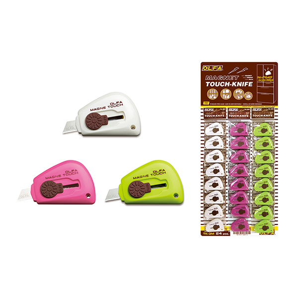 OLFA TK-3M/24 (95ST) | Dao Cắt Công Nghiệp Mini Có Nam Châm
