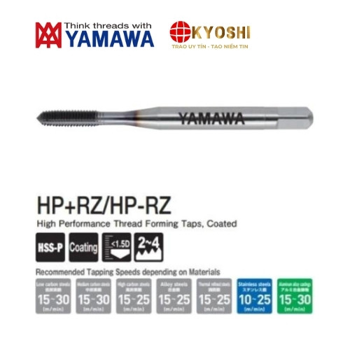 Mũi Taro cho Inox HP+RZ từ Yamawa