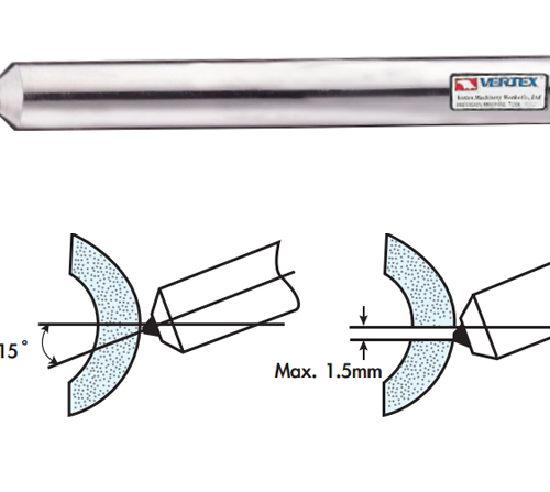 Đầu kim cương sửa đá mài Φ450 VDR-1010 Vertex
