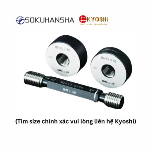 Dưỡng kiểm ren ISO GO và NO GO M1.4x0.3 6H GPNP Sokuhansha