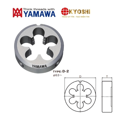 Bàn ren Yamawa D2 mã TYR027SDNEBC