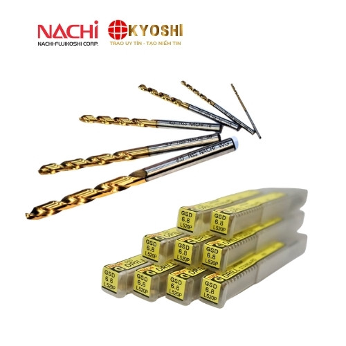 Mũi khoan Nachi phủ Tin GSD L520P