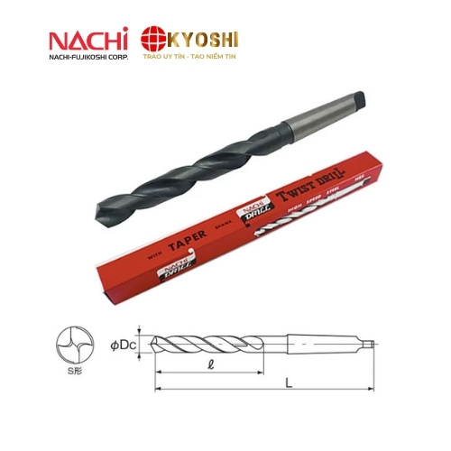 Mũi khoan L602 chuôi côn từ Nachi hình 1