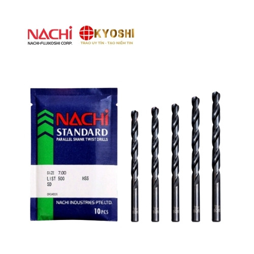 Mũi khoan NACHI L500 từ 7 - 17mm
