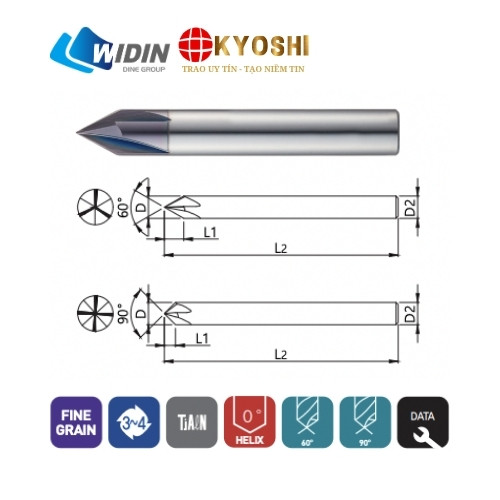 Dao chamfer cạnh CFT0660W