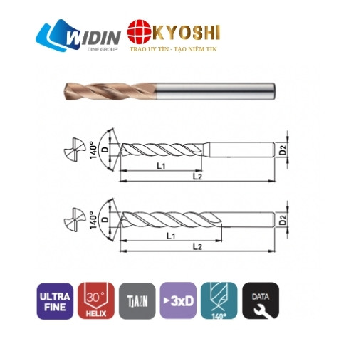 Mũi Khoan Carbide Tốc Độ Cao PF503