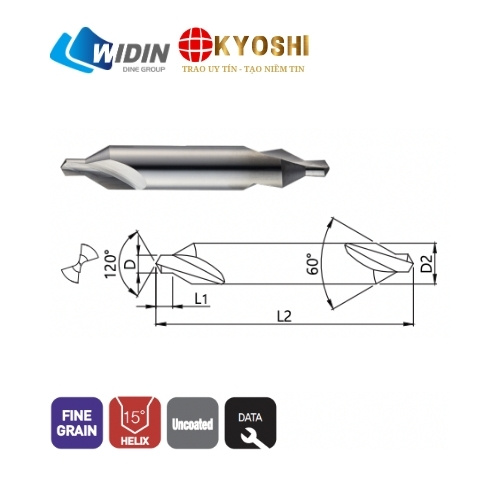 Mũi Khoan Tâm Hợp Kim CDS030 WIDIN