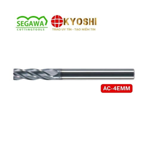 Dao phay 4 me chạy đa vật liệu AC-4EMM từ SEGAWA