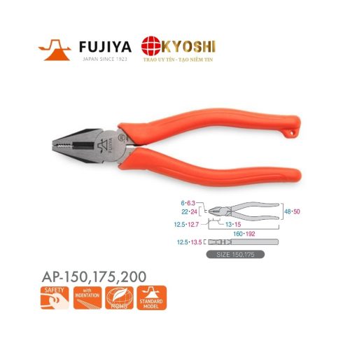 Kìm cắt cạnh Fujiya dòng AP-150, AP-175, AP-200
